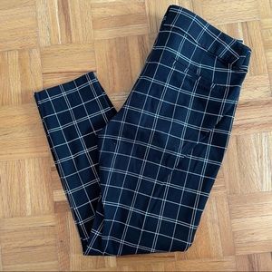 Plaid Ankle Length Pants